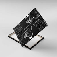 Skull Cowboy Canvas Wall Art Western Yoke Style - Wonder Print Shop