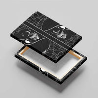 Skull Cowboy Canvas Wall Art Western Yoke Style - Wonder Print Shop