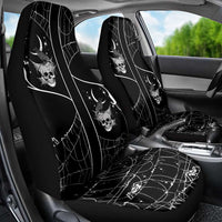 Skull Cowboy Car Seat Cover Western Yoke Style - Wonder Print Shop