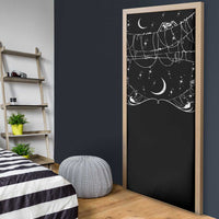 Skull Cowboy Door Cover Western Yoke Style - Wonder Print Shop