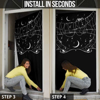 Skull Cowboy Door Cover Western Yoke Style - Wonder Print Shop