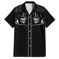 Skull Cowboy Family Matching Puletasi and Hawaiian Shirt Western Yoke Style - Wonder Print Shop