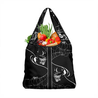 Skull Cowboy Grocery Bag Western Yoke Style - Wonder Print Shop