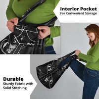 Skull Cowboy Grocery Bag Western Yoke Style - Wonder Print Shop