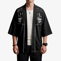 Skull Cowboy Kimono Western Yoke Style - Wonder Print Shop