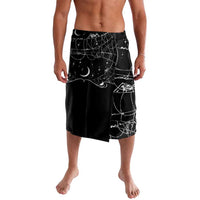 Skull Cowboy Lavalava Western Yoke Style - Wonder Print Shop