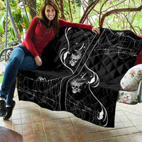 Skull Cowboy Quilt Western Yoke Style - Wonder Print Shop