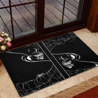 Skull Cowboy Rubber Doormat Western Yoke Style - Wonder Print Shop