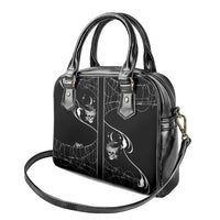 Skull Cowboy Shoulder Handbag Western Yoke Style - Wonder Print Shop