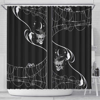 Skull Cowboy Shower Curtain Western Yoke Style - Wonder Print Shop