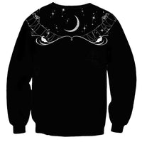Skull Cowboy Sweatshirt Western Yoke Style - Wonder Print Shop