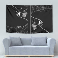 Skull Cowboy Tapestry Western Yoke Style - Wonder Print Shop