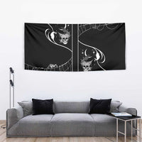 Skull Cowboy Tapestry Western Yoke Style - Wonder Print Shop