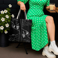 Skull Cowboy Tote Bag Western Yoke Style - Wonder Print Shop
