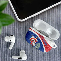 Cape Verde Christmas AirPods Case Black Santa Clause With The Manatee - Wonder Print Shop