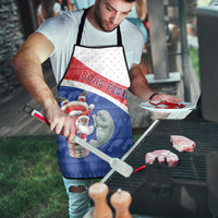 Cape Verde Christmas Apron Black Santa Clause With The Manatee - Wonder Print Shop