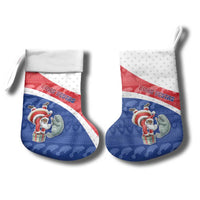 Personalized Cape Verde Christmas Stocking The Santa Clause With The Manatee - Wonder Print Shop