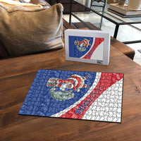 Cape Verde Christmas Puzzle Black Santa Clause With The Manatee - Wonder Print Shop