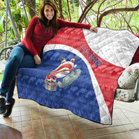 Cape Verde Christmas Quilt Black Santa Clause With The Manatee - Wonder Print Shop