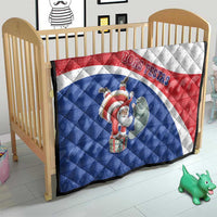 Cape Verde Christmas Quilt Black Santa Clause With The Manatee - Wonder Print Shop