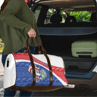 Cape Verde Christmas Travel Bag Black Santa Clause With The Manatee - Wonder Print Shop