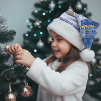 Ukraine Ded Moroz And Snegurochka Christmas Santa Hat With Wool Effect Patterns - Wonder Print Shop