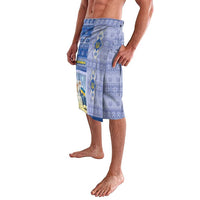 Ukraine Ded Moroz And Snegurochka Christmas Lavalava With Wool Effect Patterns - Wonder Print Shop