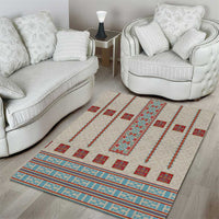Lithuanian National Costume Area Rug Traditional Folk Pattern - Wonder Print Shop