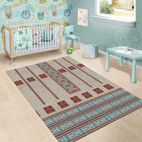 Lithuanian National Costume Area Rug Traditional Folk Pattern - Wonder Print Shop
