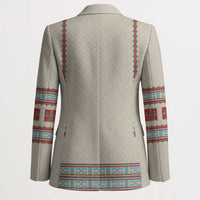 Lithuanian National Costume Blazer Traditional Folk Pattern - Wonder Print Shop