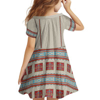 Lithuanian National Costume Family Matching Tank Maxi Dress and Hawaiian Shirt Traditional Folk Pattern - Wonder Print Shop