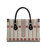 Lithuanian National Costume Leather Bag Traditional Folk Pattern - Wonder Print Shop