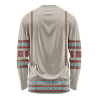 Lithuanian National Costume Long Sleeve Shirt Traditional Folk Pattern - Wonder Print Shop