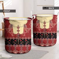 Portugal National Costume Laundry Basket Barcelos Rooster Patterns - Wonder Print Shop