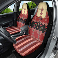 Portugal National Costume Car Seat Cover Barcelos Rooster Patterns - Wonder Print Shop