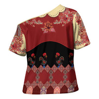 Portugal National Costume Cross Shoulder Shirt Barcelos Rooster Patterns - Wonder Print Shop