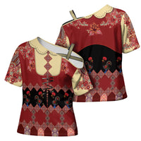 Portugal National Costume Cross Shoulder Shirt Barcelos Rooster Patterns - Wonder Print Shop