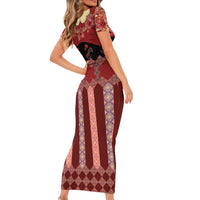 Portugal National Costume Family Matching Short Sleeve Bodycon Dress and Hawaiian Shirt Barcelos Rooster Patterns - Wonder Print Shop