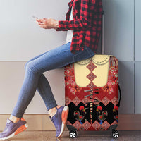 Portugal National Costume Luggage Cover Barcelos Rooster Patterns - Wonder Print Shop