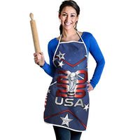 United States Soccer Apron American Flag Stars Trophy