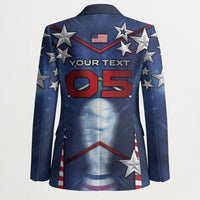 Custom United States Soccer Blazer American Flag Stars Trophy