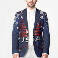 Custom United States Soccer Blazer American Flag Stars Trophy