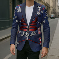 Custom United States Soccer Blazer American Flag Stars Trophy