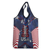 United States Soccer Grocery Bag American Flag Stars Trophy