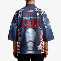 Custom United States Soccer Kimono American Flag Stars Trophy