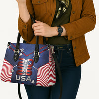 United States Soccer Leather Bag American Flag Stars Trophy