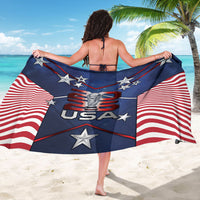 United States Soccer Sarong American Flag Stars Trophy