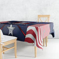 United States Soccer Tablecloth American Flag Stars Trophy