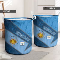 Uruguay Football Laundry Basket Sun Of May Symbol Unique Style