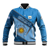 Custom Uruguay Football Baseball Jacket Sun Of May Symbol Unique Style